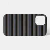 Coque iPhone 12 Jolies rayures rétro modernes (Verso Horizontal)