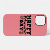 Coque iPhone 12 Joyeuse journée du chocolat, Joyeuse de l'amoureux (Verso Horizontal)