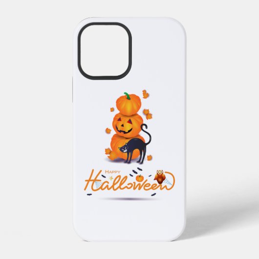 Coque iPhone 12 Joyeux Halloween ! (Verso)