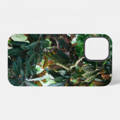 Coque iPhone 12 Jungle Tropical Vert (Verso Horizontal)