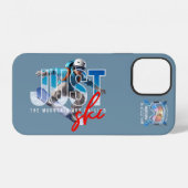 Coque iPhone 12 Just Ski | (Verso Horizontal)