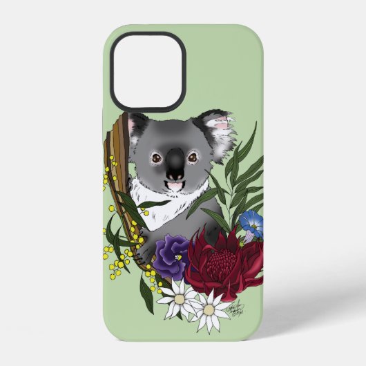 Coque iPhone 12 Koala (Verso)