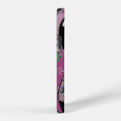 Coque iPhone 12 Kokeshi Fleurie (Côté droit)