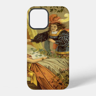 Coque iPhone 12 La Belle au Bois Dormant vintage, Contes de fées v