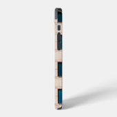 Coque iPhone 12 La façade du bâtiment moderne de forme rectangulai (Côté gauche)