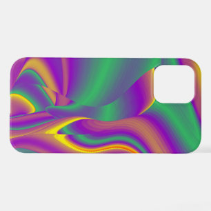 Coque iPhone 12 La magie des couleurs Abstrait Rainbowart 3D