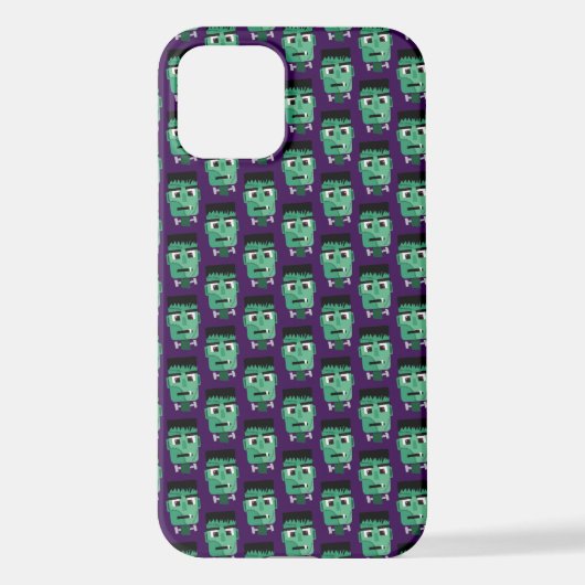 Coque iPhone 12 La tête du monstre Frankenstein (Verso)