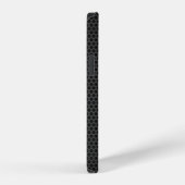 Coque iPhone 12 La texture de la grille du haut-parleur (Côté droit)