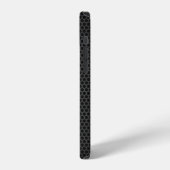 Coque iPhone 12 La texture grill du haut-parleur (Côté gauche)
