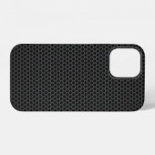 Coque iPhone 12 La texture grill du haut-parleur (Verso Horizontal)