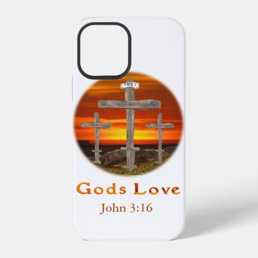 Coque iPhone 12 L'amour de Dieu (Verso)