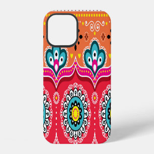Coque iPhone 12 L'art coloré des camions pakistanais