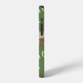 Coque iPhone 12 Léopard abstrait dessiné à la main Guépard avec Pe (Côté gauche)
