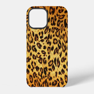 Coque iPhone 12 Leopard tendance : Motif de design de peau.