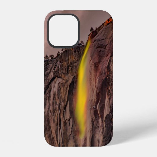 COQUE iPhone 12 LES CHUTES D'EAU SOUS LE SKI BLANC (Verso)