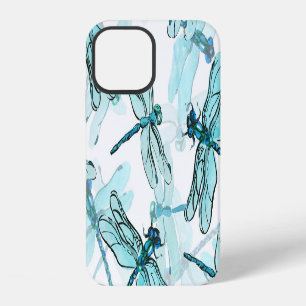 Coque iPhone 12 Libellules Élégantes : Merveille à l'aquarelle