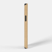 Coque iPhone 12 Light Straw Linen Monogram   (Côté droit)