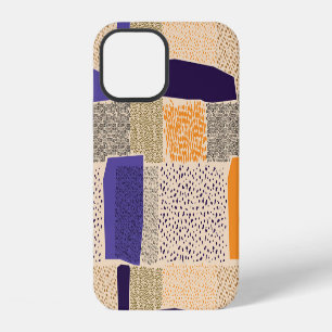 Coque iPhone 12 Lignes géométriques éparpillées : Art abstrait
