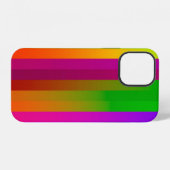 Coque iPhone 12 lignes verticales parallèles simples arrière - pla (Verso Horizontal)