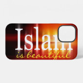 Coque iPhone 12 L'islam est beau (Verso Horizontal)