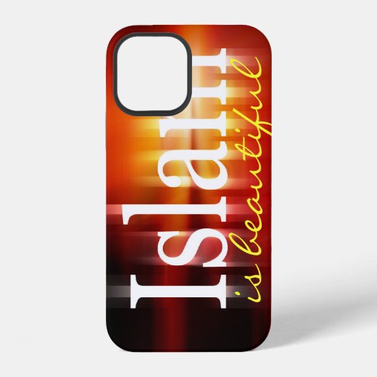 Coque iPhone 12 L'islam est beau (Verso)