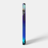 Coque iPhone 12 Loup hurlant (Côté gauche)