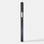 Coque iPhone 12 Loup noir (Côté droit)