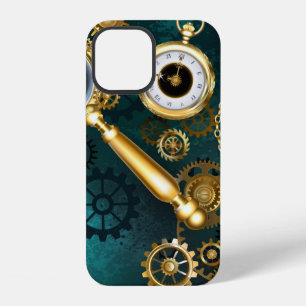 Coque iPhone 12 Loupe de style Steampunk
