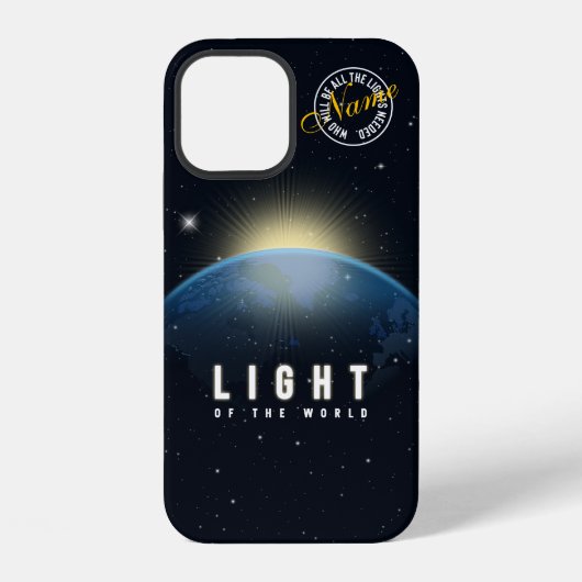 Coque iPhone 12 Lumière du monde (Verso)