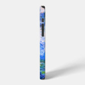 Coque iPhone 12 Lys d'eau rose Monet (Côté gauche)