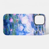 Coque iPhone 12 Lys d'eau rose Monet (Verso Horizontal)