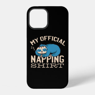 Coque iPhone 12 Ma chemise de sieste officielle, Lazy dormant Slot