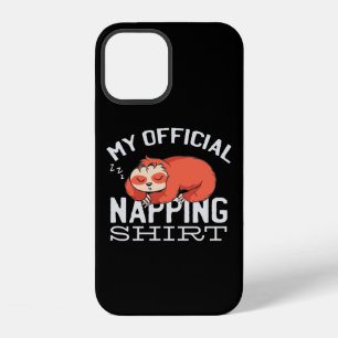 Coque iPhone 12 Ma chemise officielle de sieste - Paresseux dorman