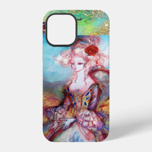 Coque iPhone 12 MADAME POMPADOUR , Élégante Beauté Mode