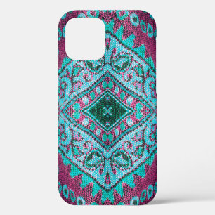 Coque iPhone 12 Magnifique, arabe, arabe, arabie, tissu arabesque