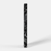 Coque iPhone 12 Mandala au Charbon (Côté droit)