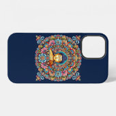 Coque iPhone 12 Mandala avec bouddha (Verso Horizontal)