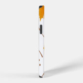 Coque iPhone 12 Maple Mirth : Feuilles d'automne de dessin (Côté droit)