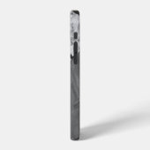 Coque iPhone 12 Marble noir (Côté gauche)