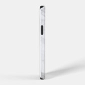 Coque iPhone 12 Marbre blanc (Côté droit)