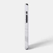 Coque iPhone 12 Marbre blanc (Côté gauche)