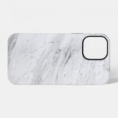 Coque iPhone 12 Marbre blanc (Verso Horizontal)