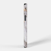 Coque iPhone 12 Marbre tendance cool (Côté droit)