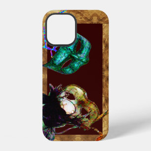 Coque iPhone 12 MARDI GRAS MASQUERADE parchemin