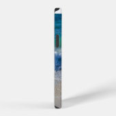 Coque iPhone 12 Marée basse sur la plage des Caraïbes (Côté droit)