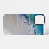 Coque iPhone 12 Marée basse sur la plage des Caraïbes (Verso Horizontal)
