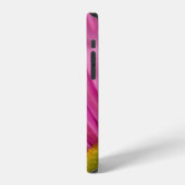 Coque iPhone 12 Marguerite Gerber rose (Côté gauche)