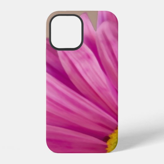 Coque iPhone 12 Marguerite Gerber rose (Verso)