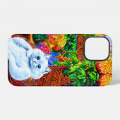 Coque iPhone 12 Master du Collège Cat (Verso Horizontal)