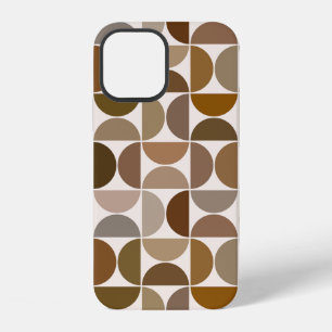 Coque iPhone 12 MCM Semi-cycles Browns+Cream Big Motif